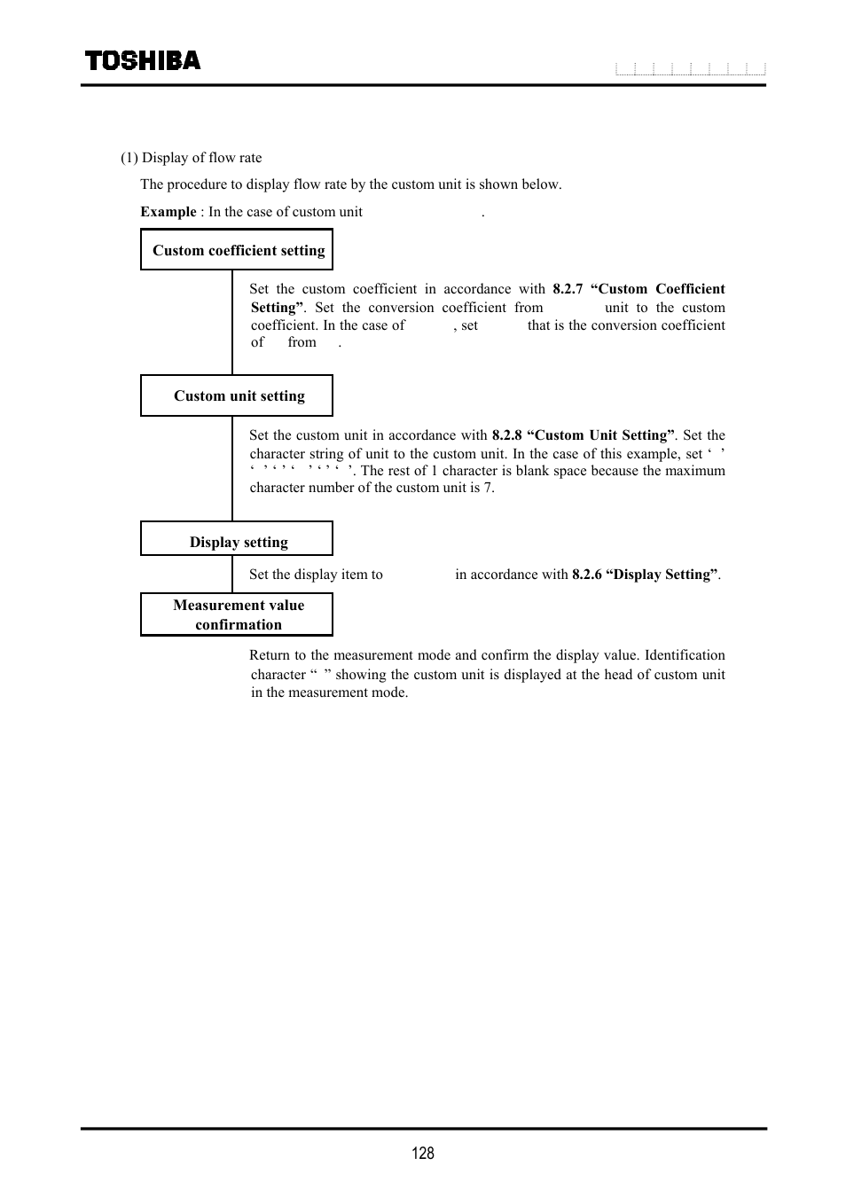 10 custom unit function | Toshiba LF516 User Manual | Page 129 / 157