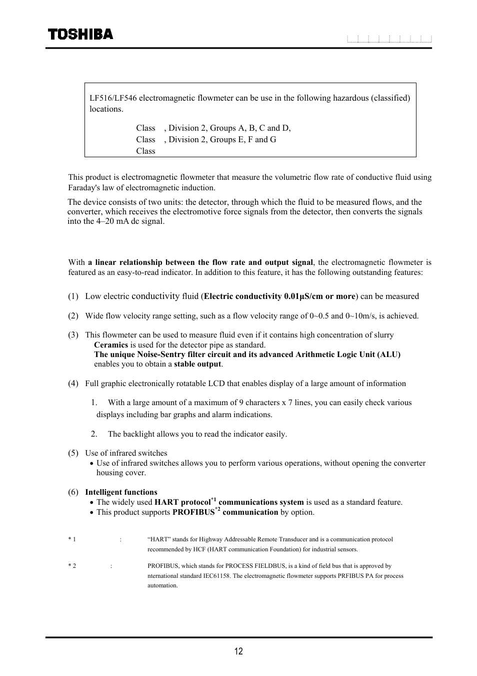 Overview | Toshiba LF516 User Manual | Page 13 / 157