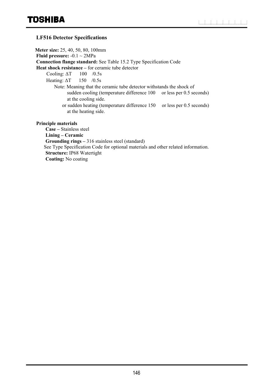 Toshiba LF516 User Manual | Page 147 / 157