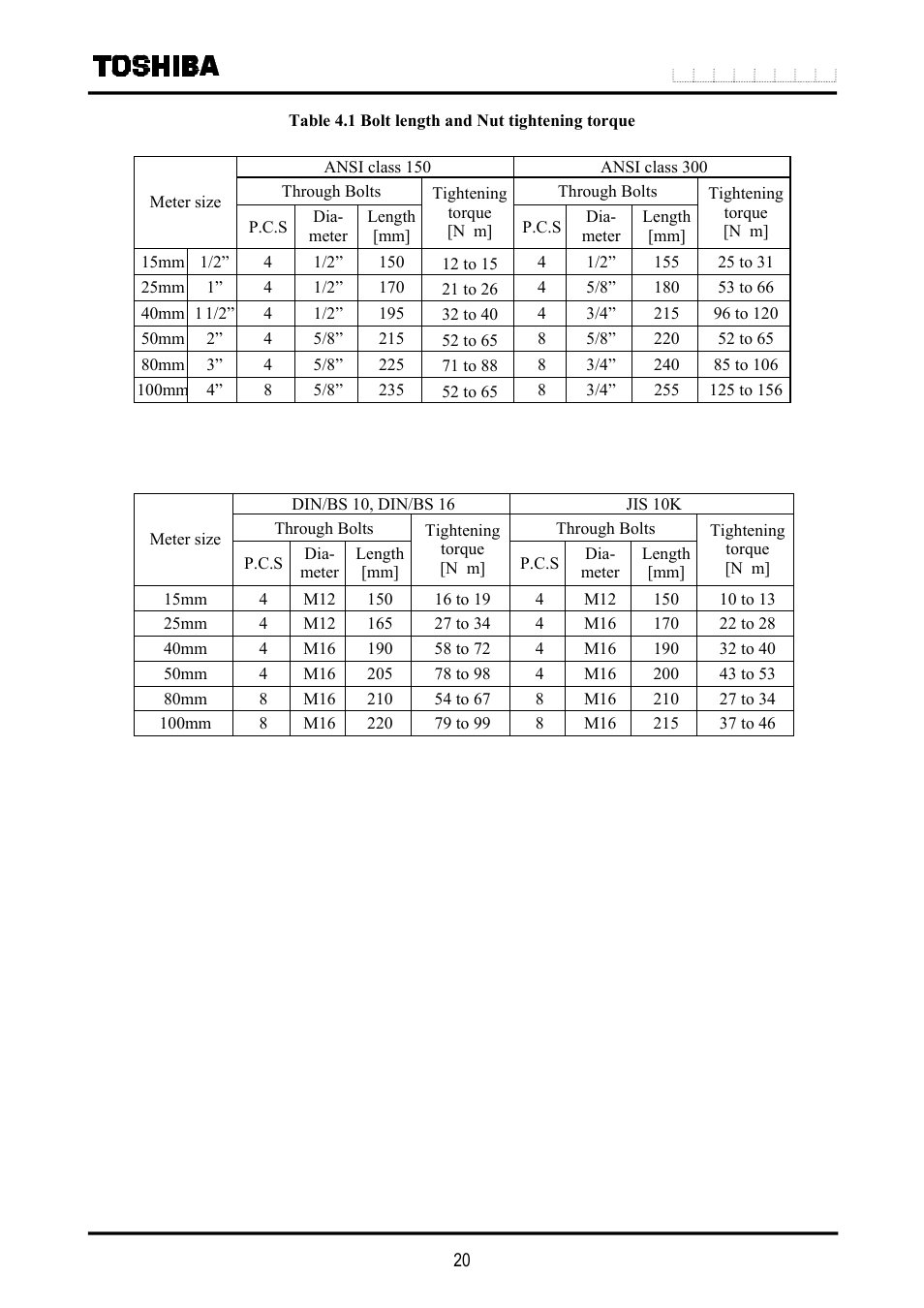 Toshiba LF516 User Manual | Page 21 / 157