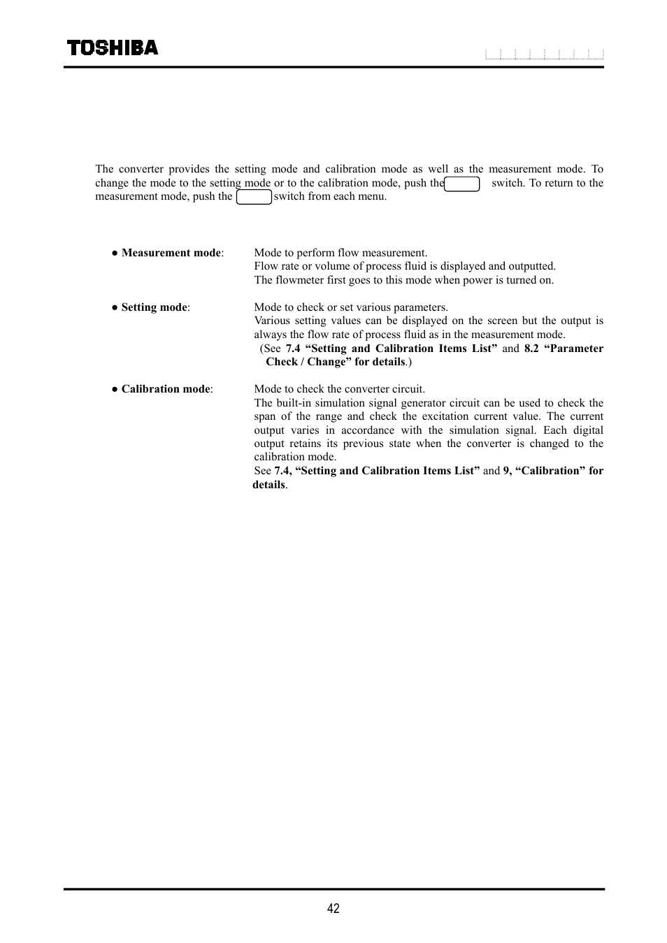 3 basic operations, 1 mode change | Toshiba LF516 User Manual | Page 43 / 157