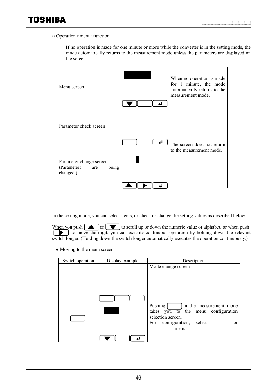 2 setting and calibration | Toshiba LF516 User Manual | Page 47 / 157
