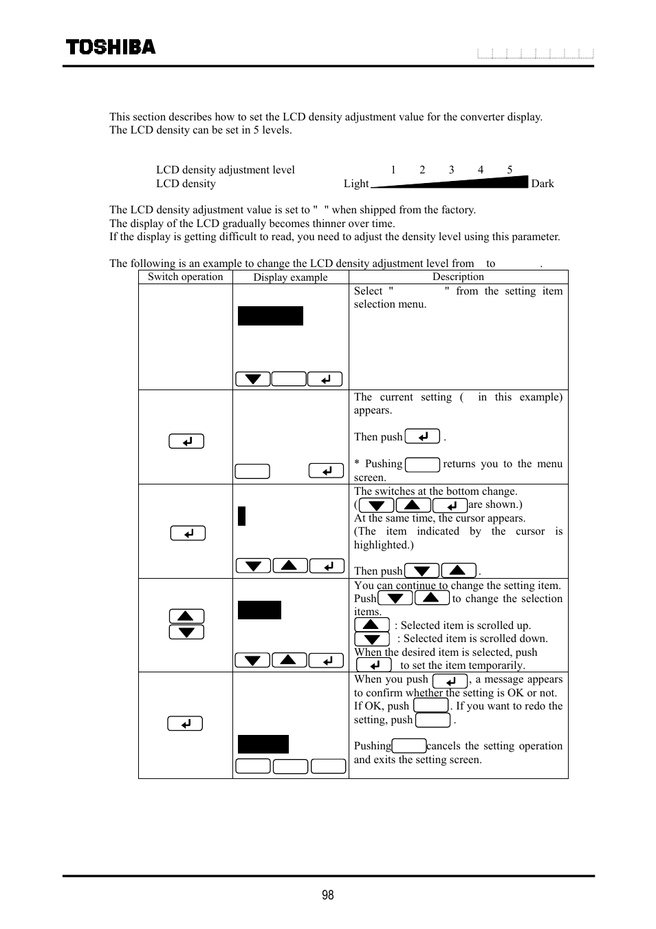 Toshiba LF516 User Manual | Page 99 / 157