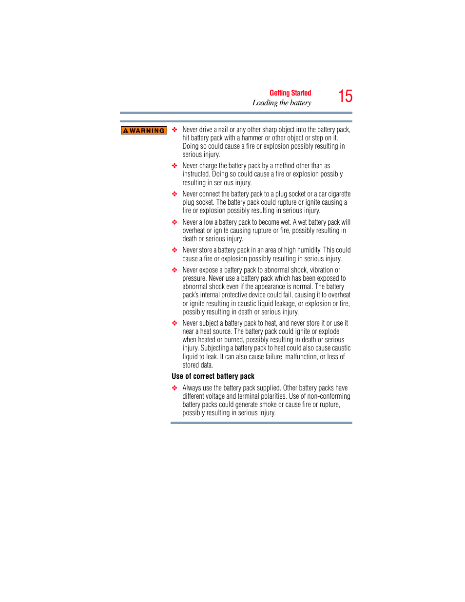 Toshiba Camileo S20 User Manual | Page 15 / 138