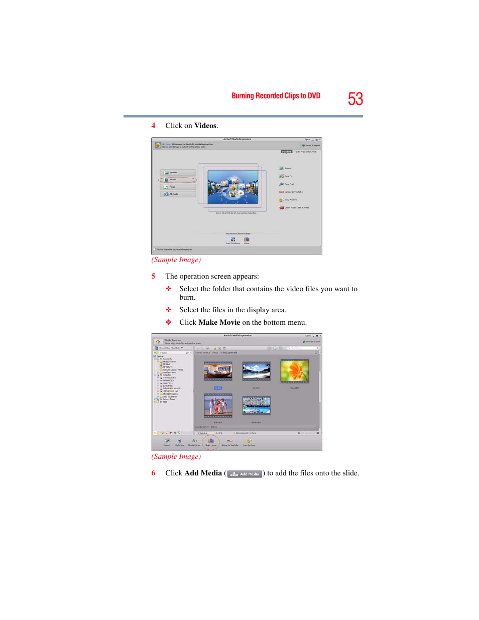 Toshiba Camileo S20 User Manual | Page 53 / 138