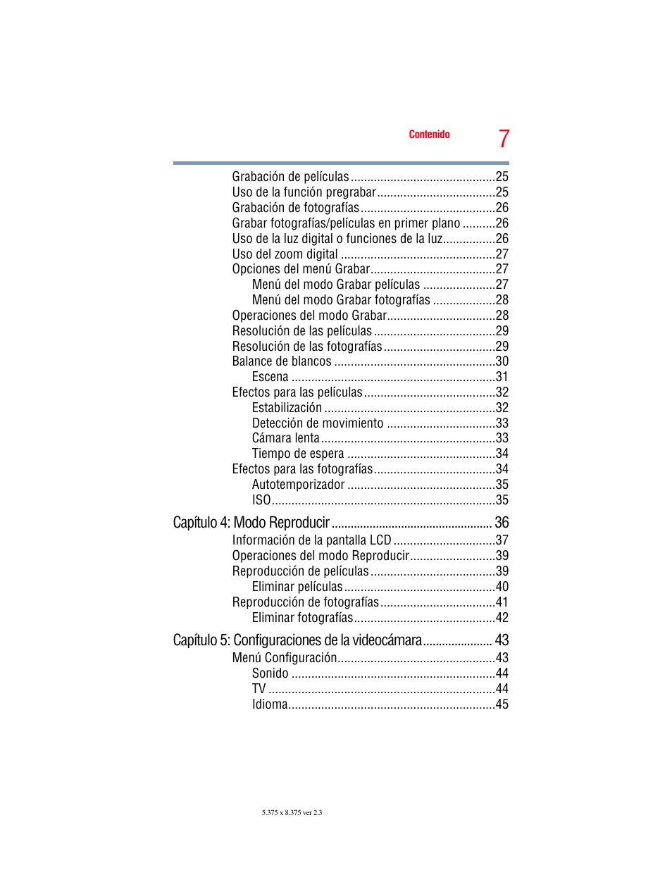 Toshiba Camileo S20 User Manual | Page 76 / 138