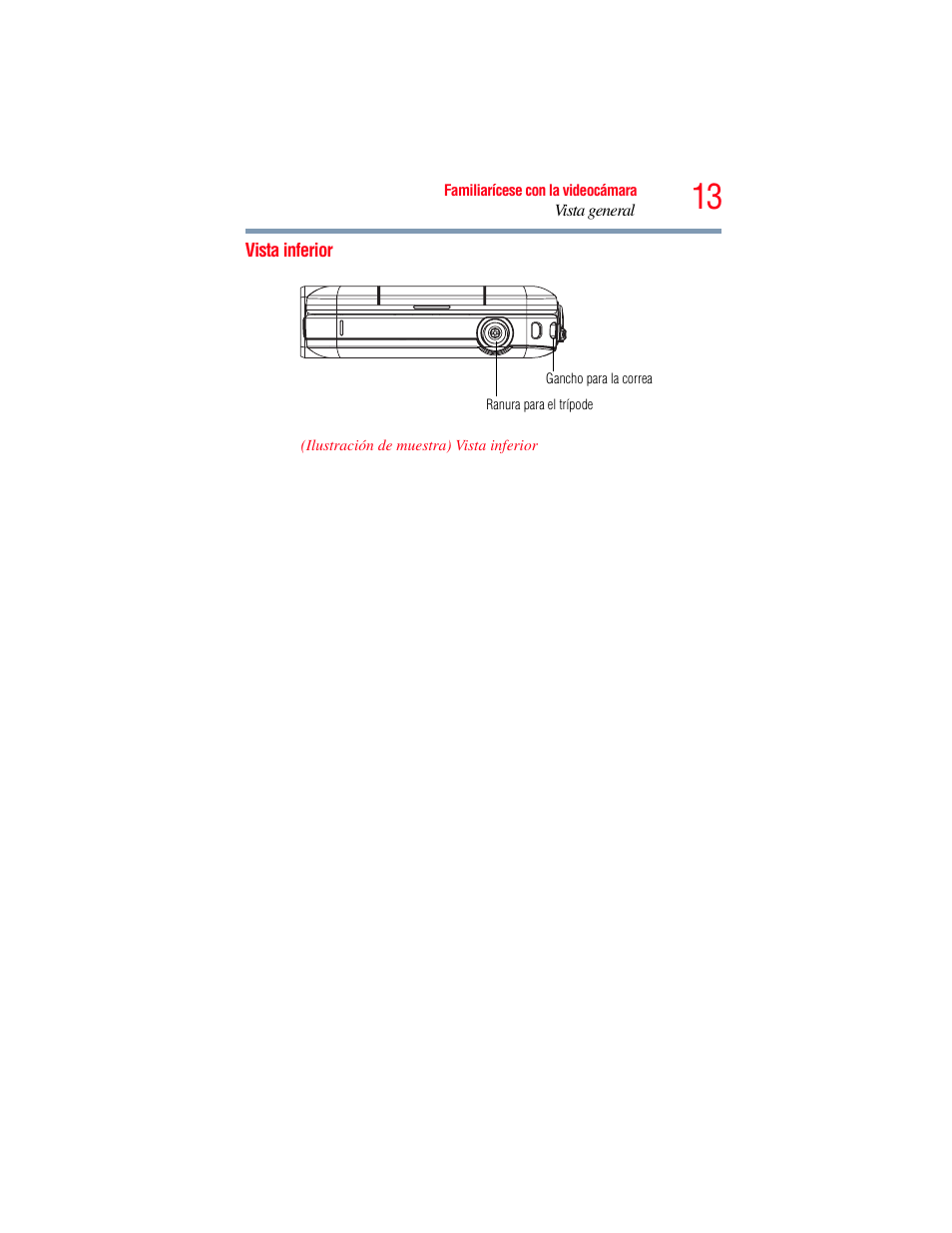 Vista inferior | Toshiba Camileo S20 User Manual | Page 82 / 138