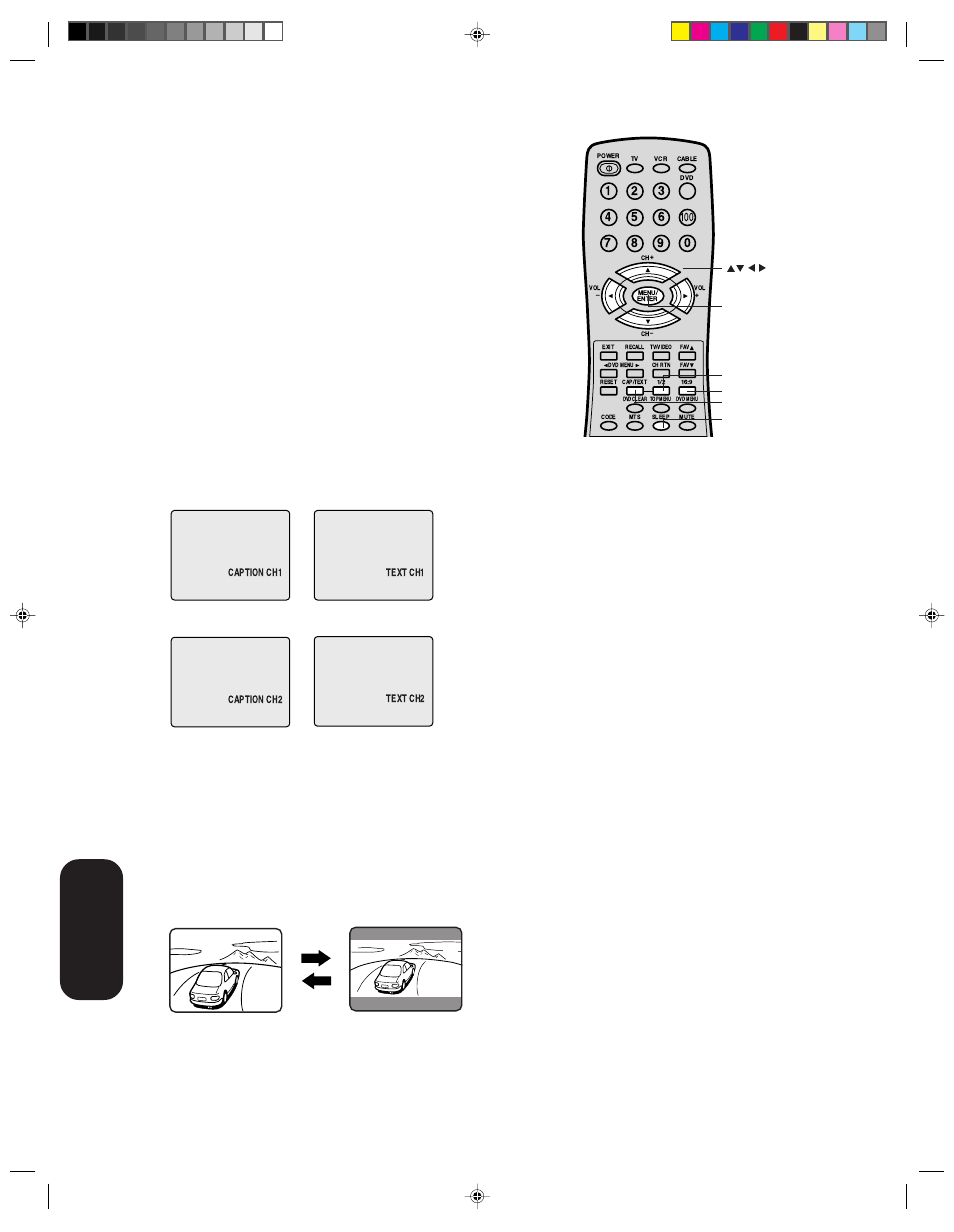 Setting the sleep timer, Closed caption, Changing the picture size | Using the closed caption feature, Using the tv’ s features | Toshiba 14AF43 User Manual | Page 28 / 36