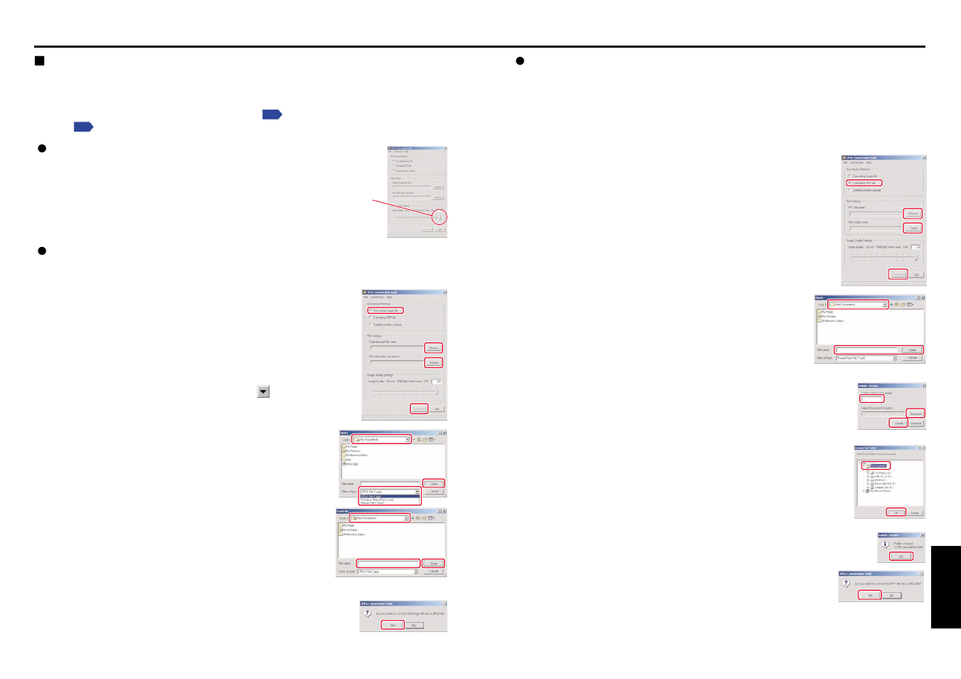 How to use the jpeg conversion tool, P.62, P.63 | Others, How to use the supplied software (continued) | Toshiba TLP T521E User Manual | Page 32 / 37