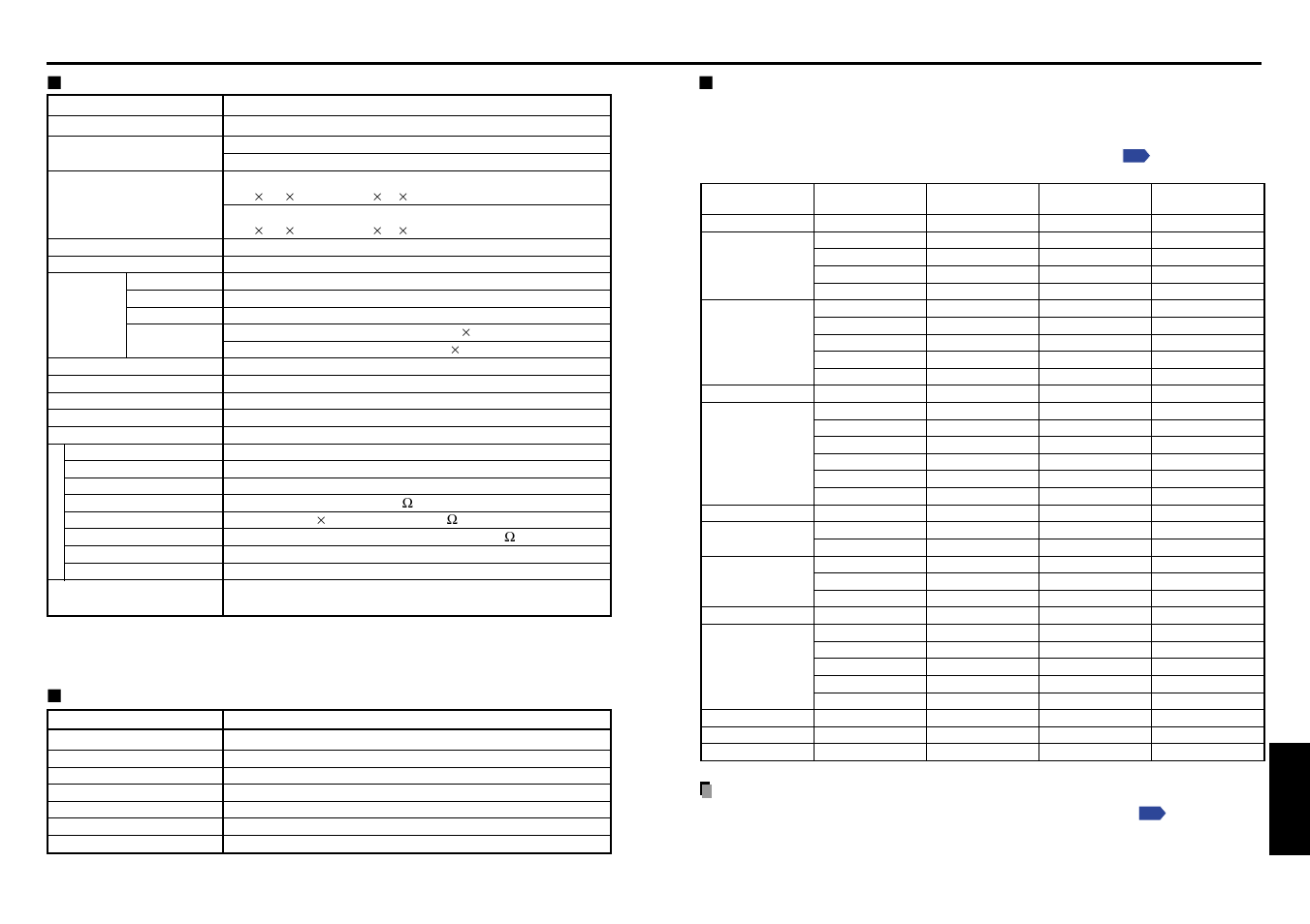 Specifications, List of general specifications, Document camera specifications | List of supported signals (rgb signals), P.69, Others | Toshiba TLP T521E User Manual | Page 35 / 37