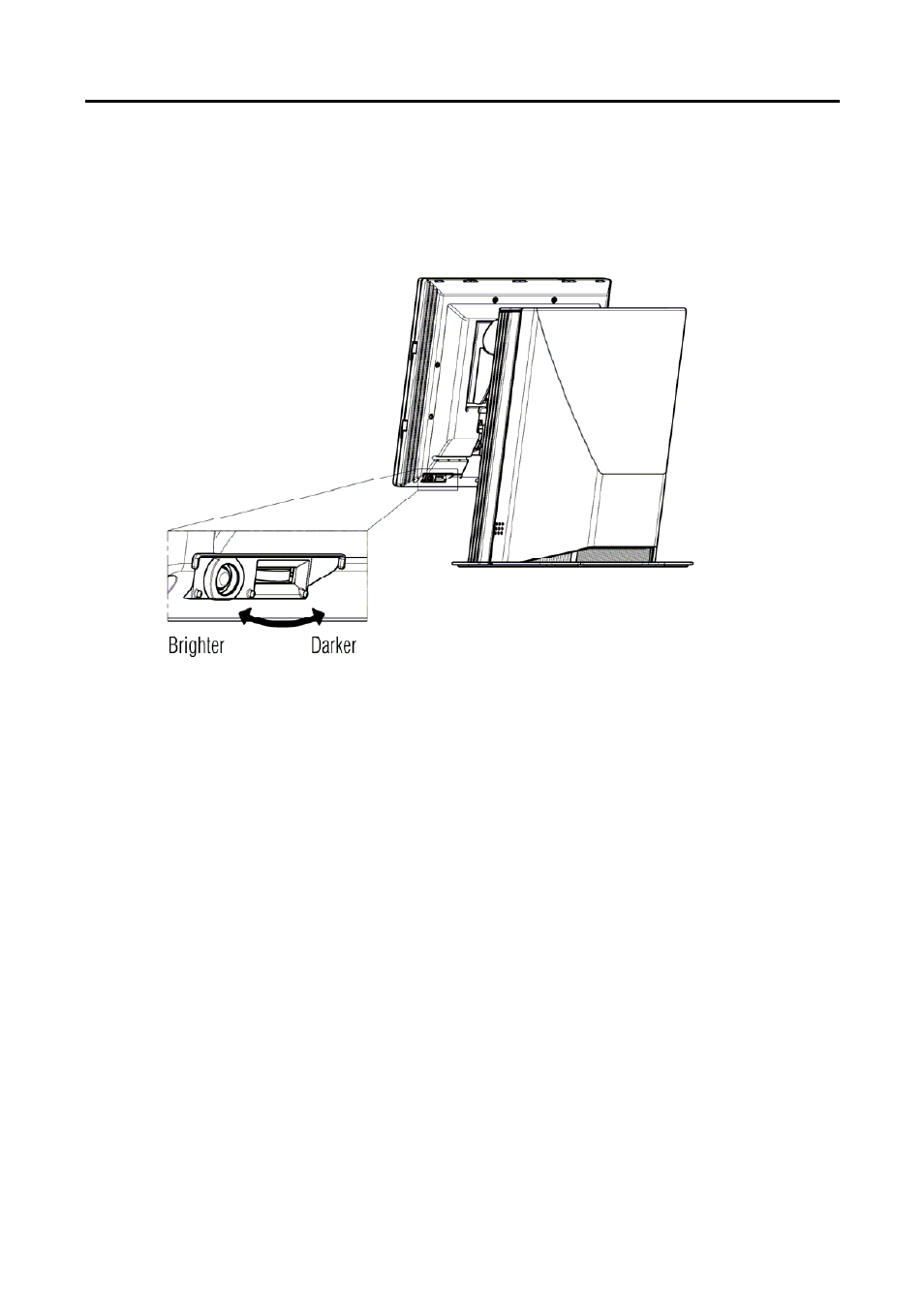 2 brightness adjustment | Toshiba POS Terminal ST-A20 SERIES User Manual | Page 17 / 26