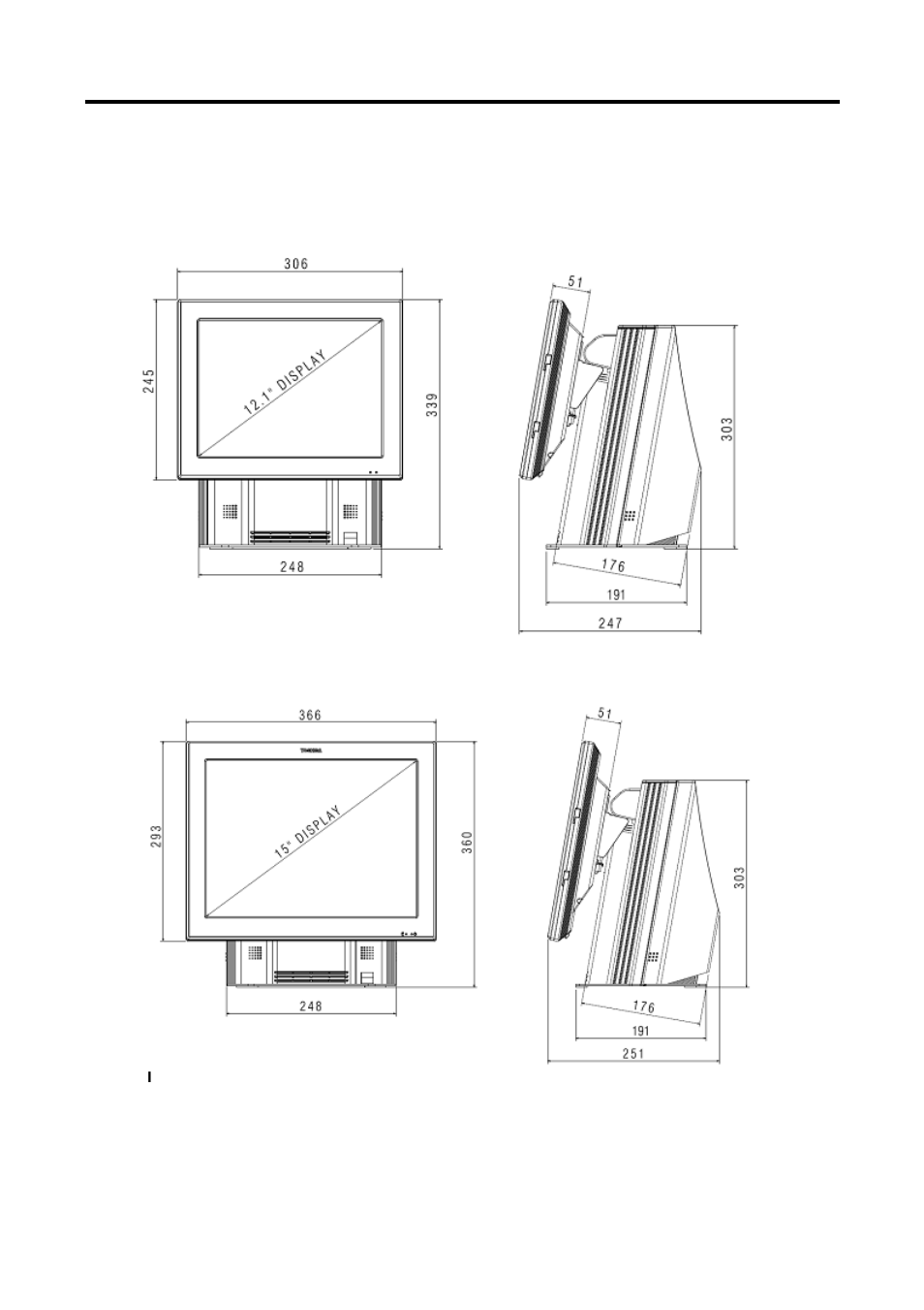 Appearance, 1 standard model | Toshiba POS Terminal ST-A20 SERIES User Manual | Page 7 / 26