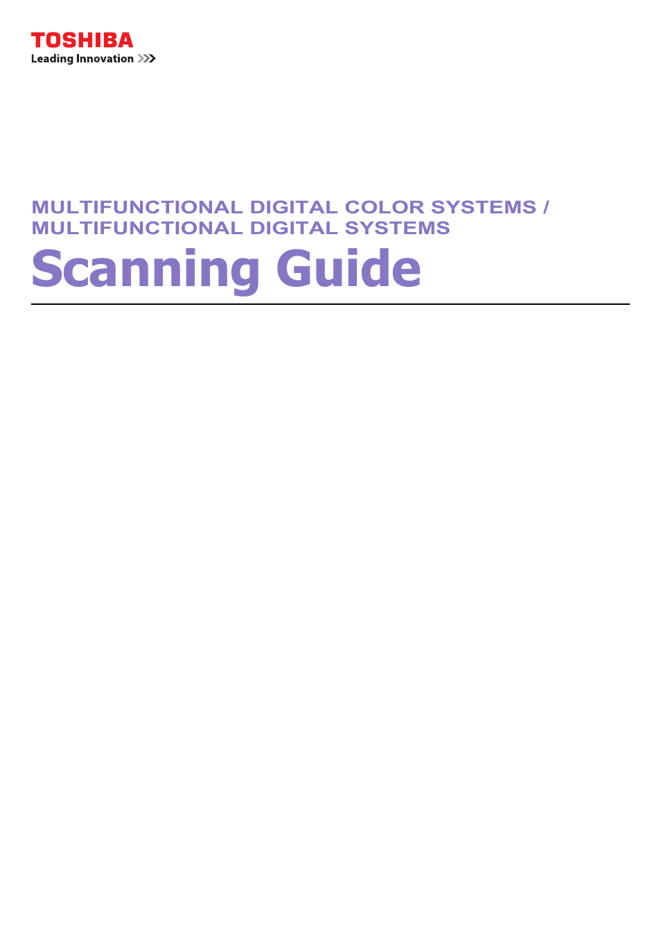 Toshiba e-STUDIO Multifunctional Digital Systems 356SE User Manual | 124 pages