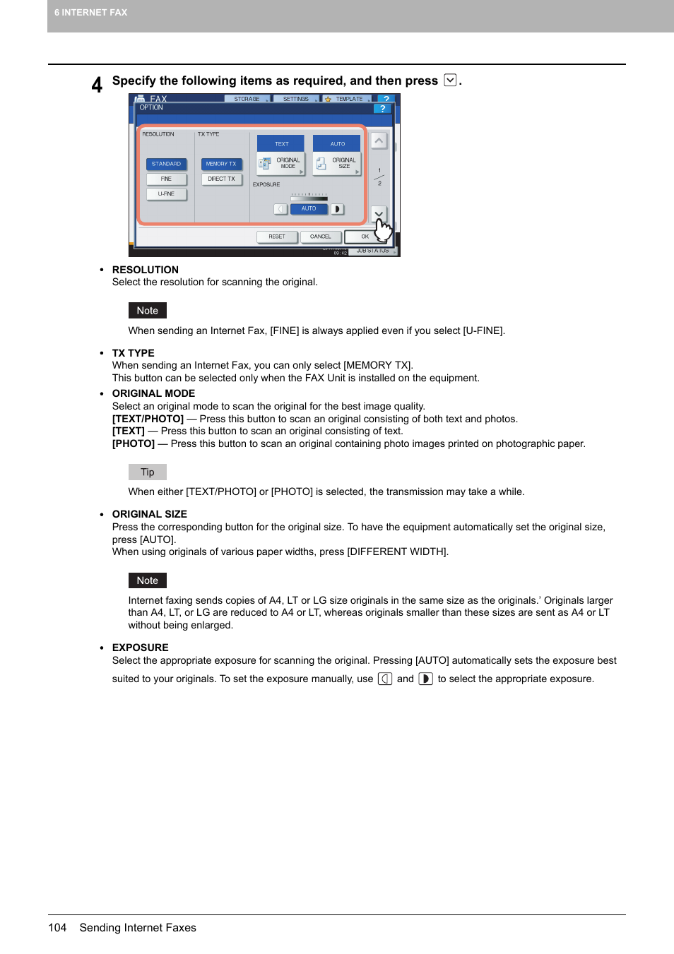 Toshiba e-STUDIO Multifunctional Digital Systems 356SE User Manual | Page 106 / 124