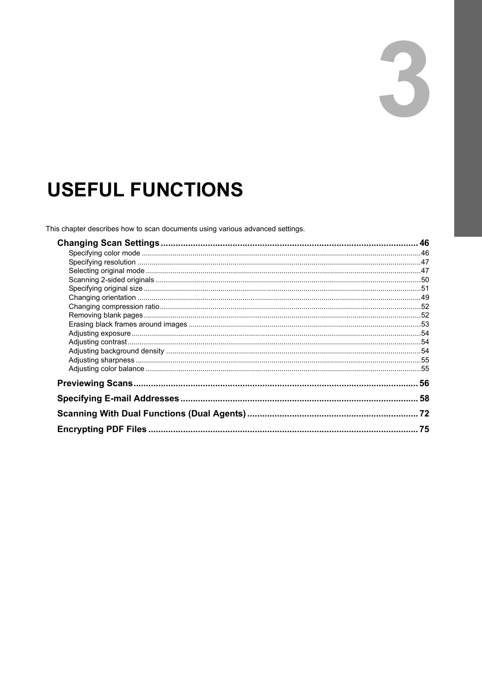 Useful functions, Chapter 3 | Toshiba e-STUDIO Multifunctional Digital Systems 356SE User Manual | Page 47 / 124