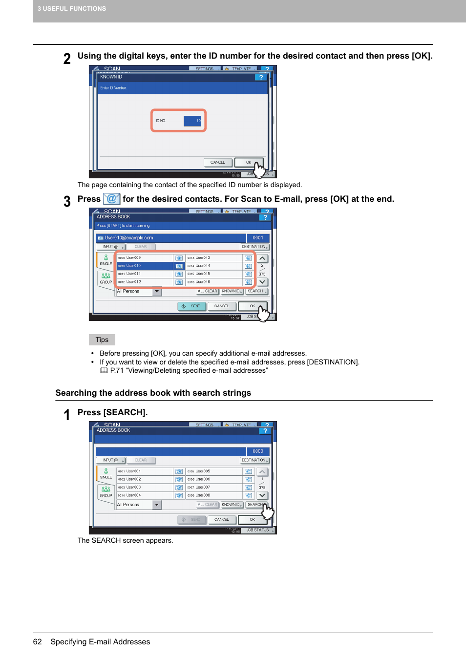 Toshiba e-STUDIO Multifunctional Digital Systems 356SE User Manual | Page 64 / 124