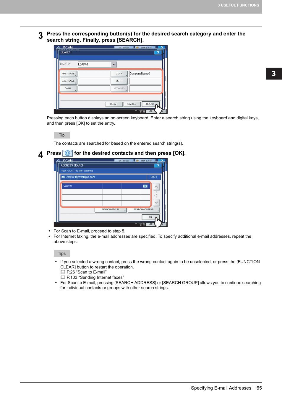 Toshiba e-STUDIO Multifunctional Digital Systems 356SE User Manual | Page 67 / 124