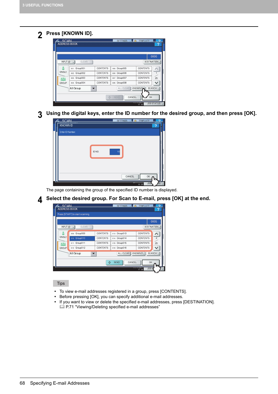 Toshiba e-STUDIO Multifunctional Digital Systems 356SE User Manual | Page 70 / 124