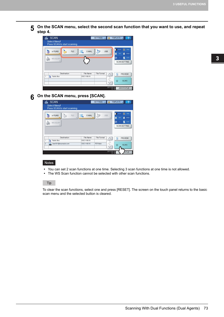 Toshiba e-STUDIO Multifunctional Digital Systems 356SE User Manual | Page 75 / 124