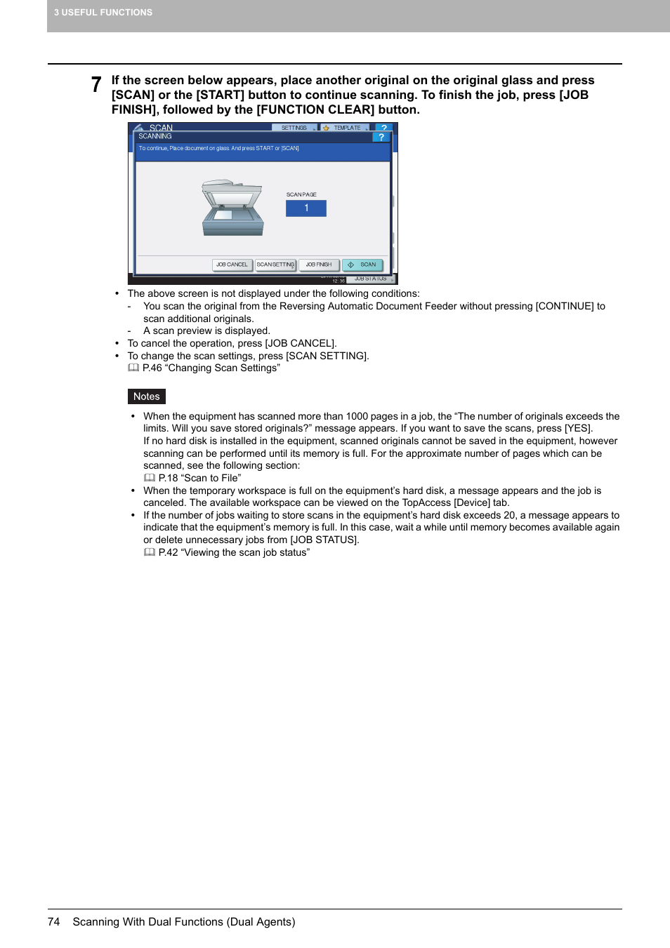 Toshiba e-STUDIO Multifunctional Digital Systems 356SE User Manual | Page 76 / 124