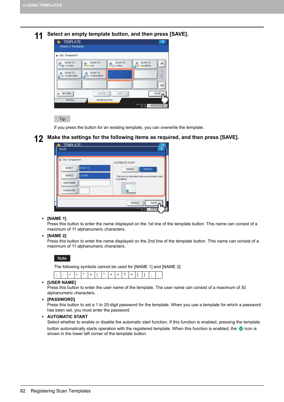 Toshiba e-STUDIO Multifunctional Digital Systems 356SE User Manual | Page 84 / 124