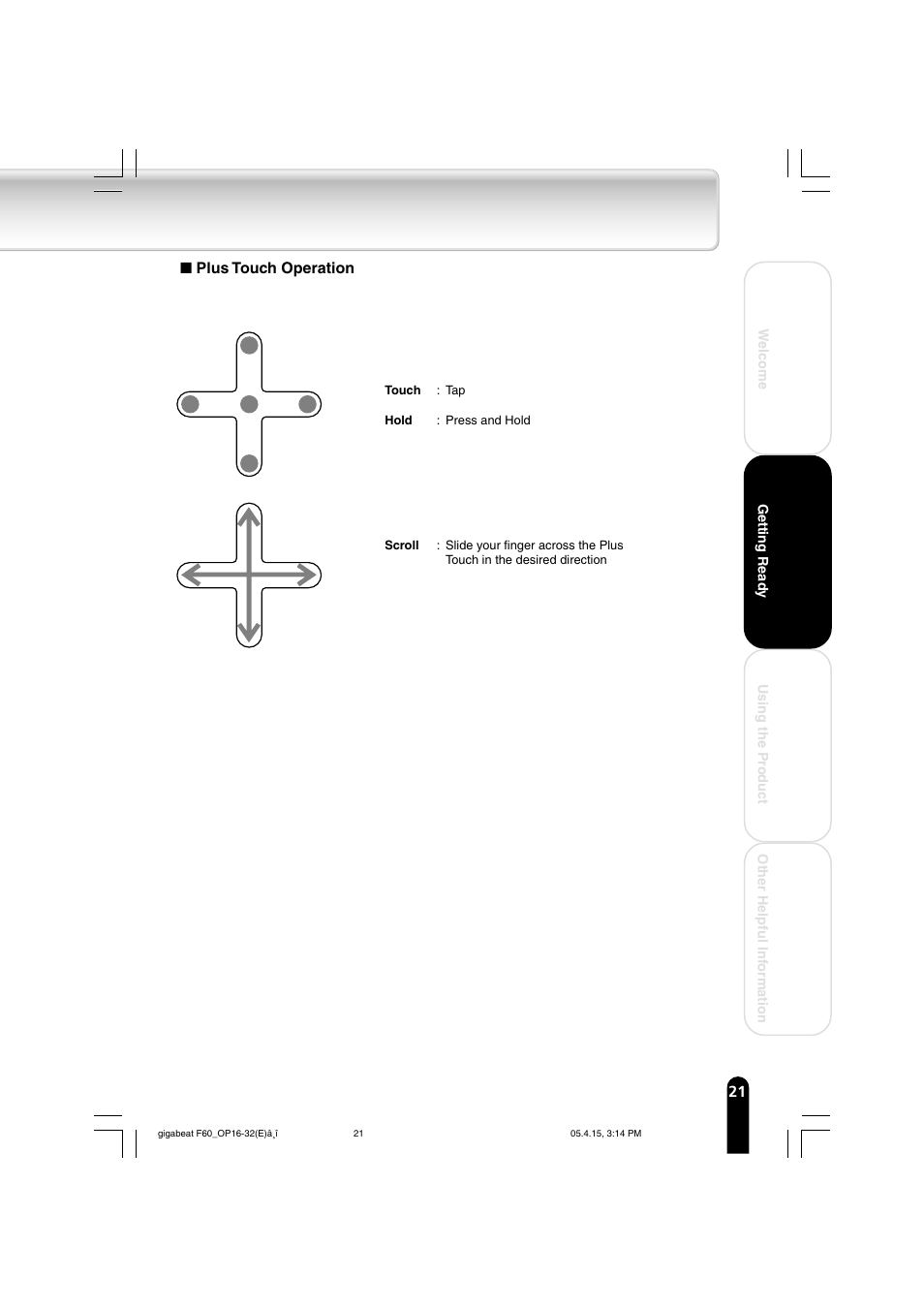 Toshiba MEGF40 User Manual | Page 21 / 75