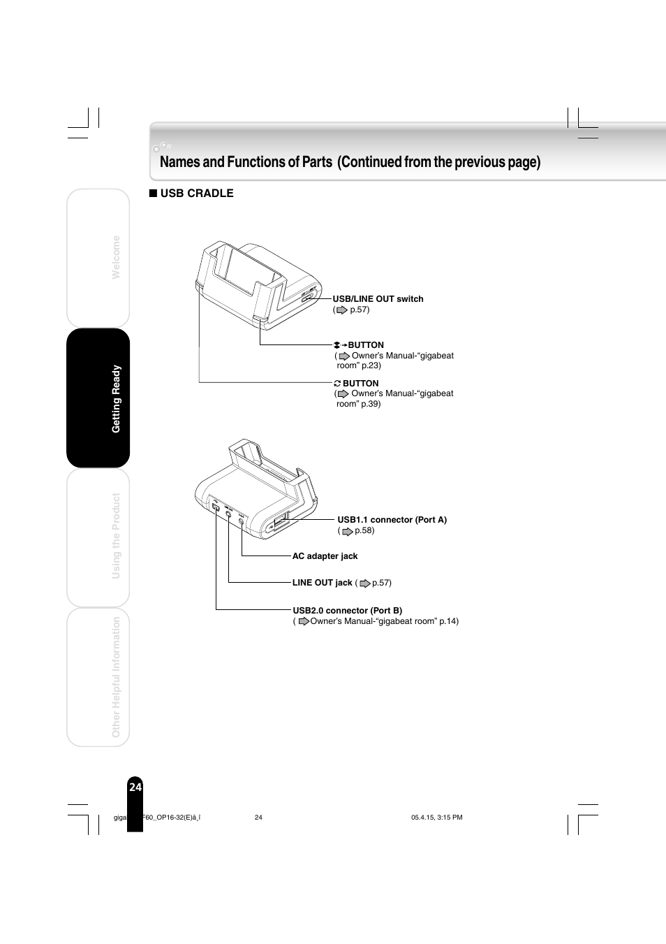 Toshiba MEGF40 User Manual | Page 24 / 75