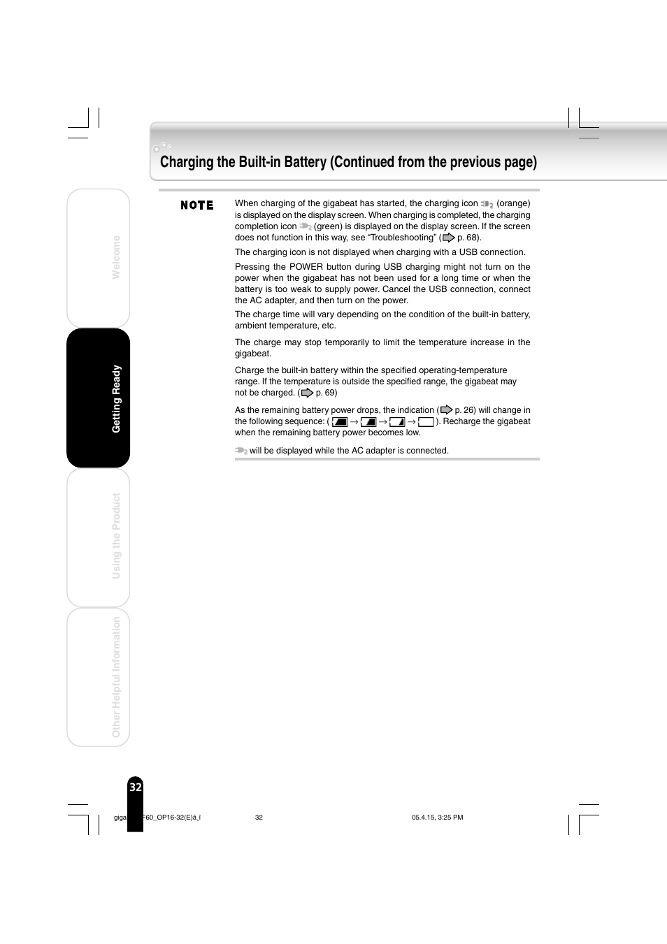 Toshiba MEGF40 User Manual | Page 32 / 75