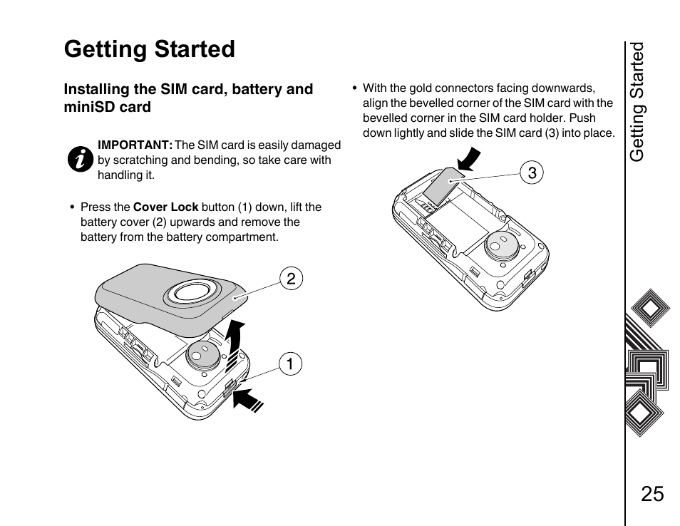 Getting started | Toshiba G500 User Manual | Page 26 / 123