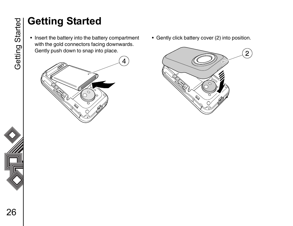 Getting started | Toshiba G500 User Manual | Page 27 / 123