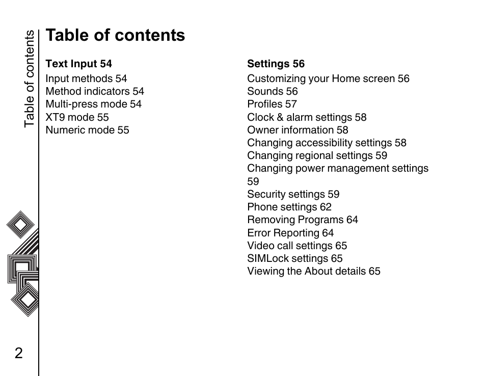 Toshiba G500 User Manual | Page 3 / 123