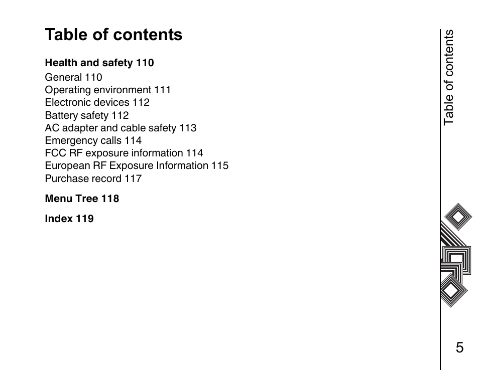 Toshiba G500 User Manual | Page 6 / 123