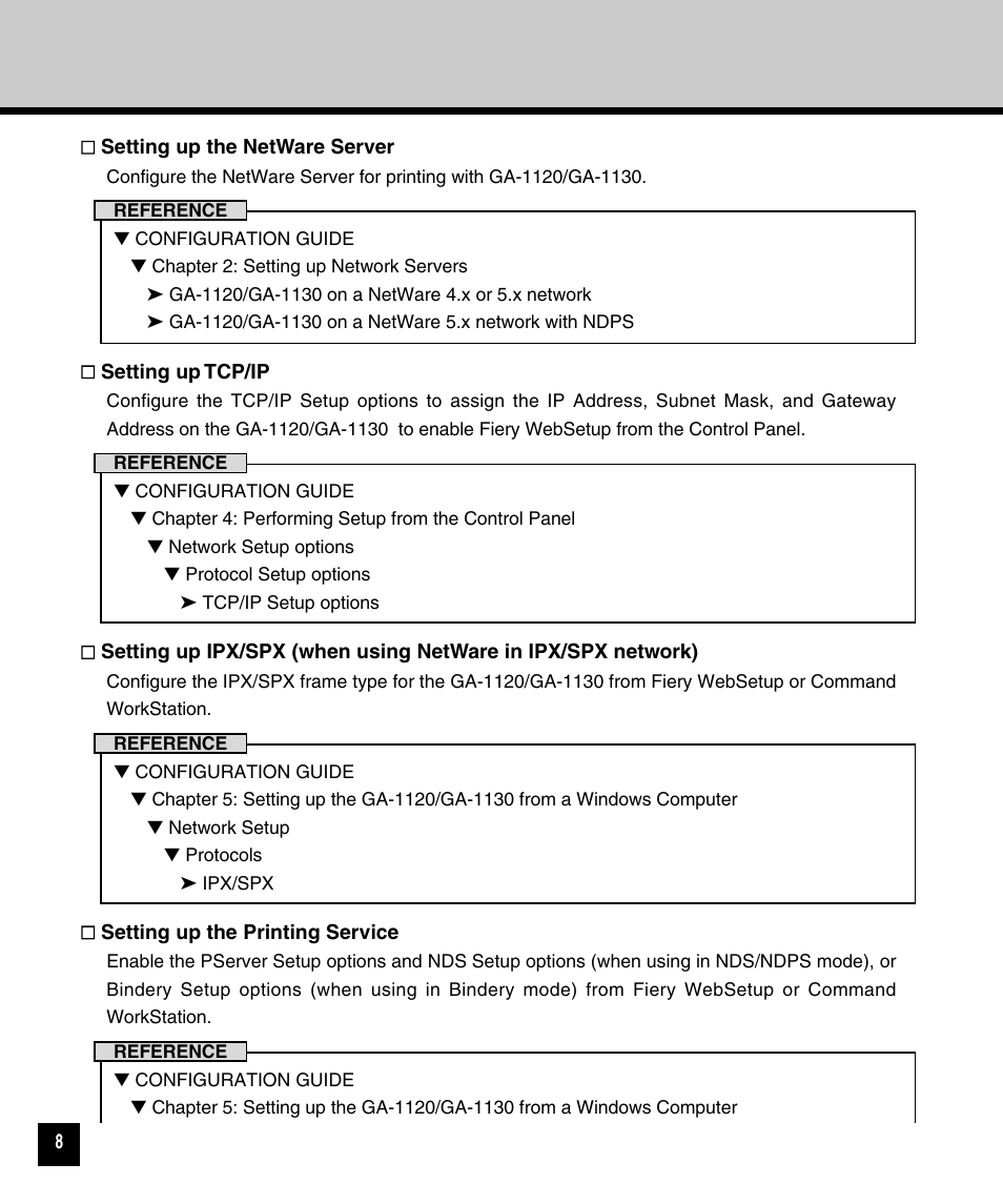 Toshiba GA-1120 User Manual | Page 10 / 65