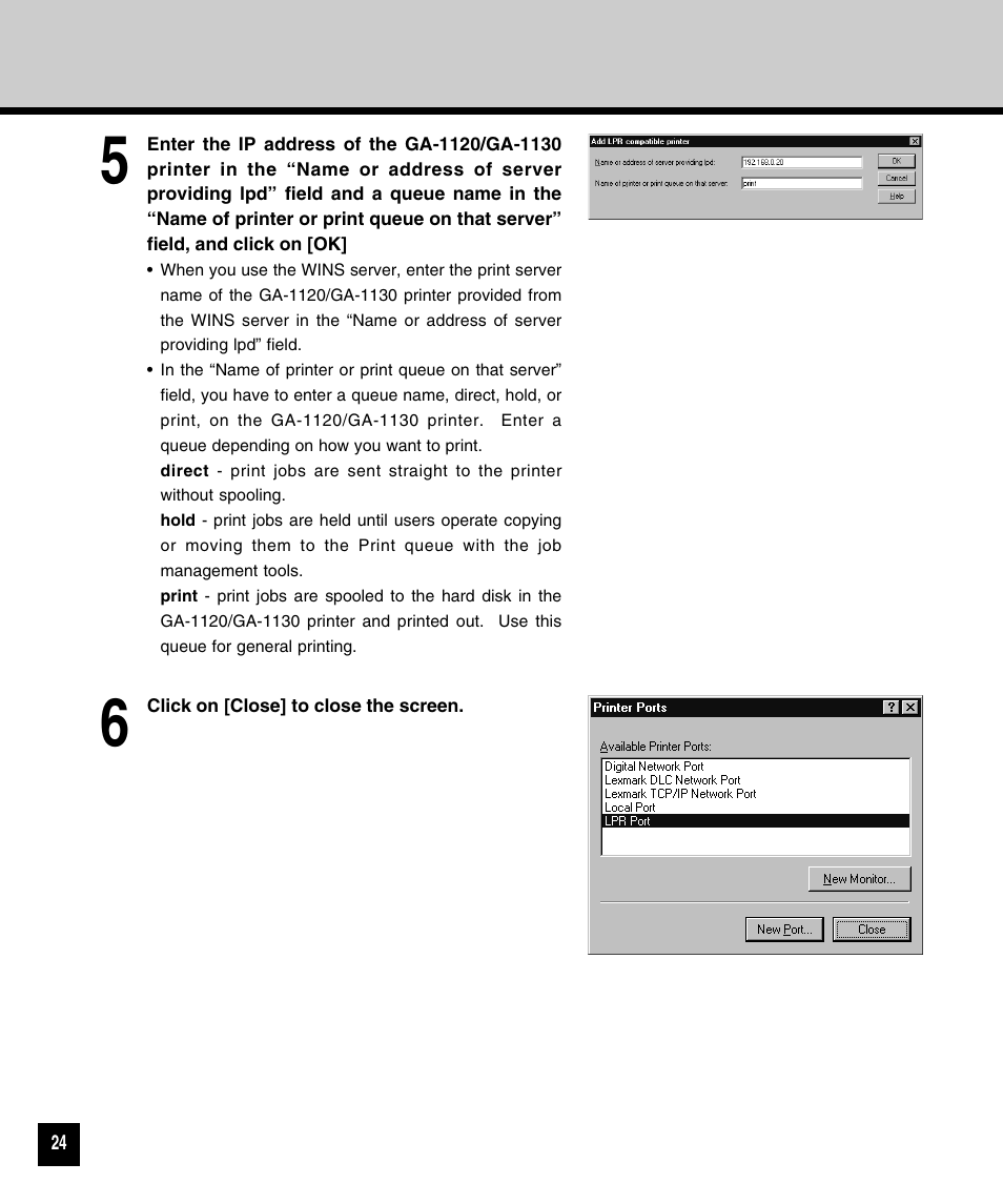 Toshiba GA-1120 User Manual | Page 26 / 65