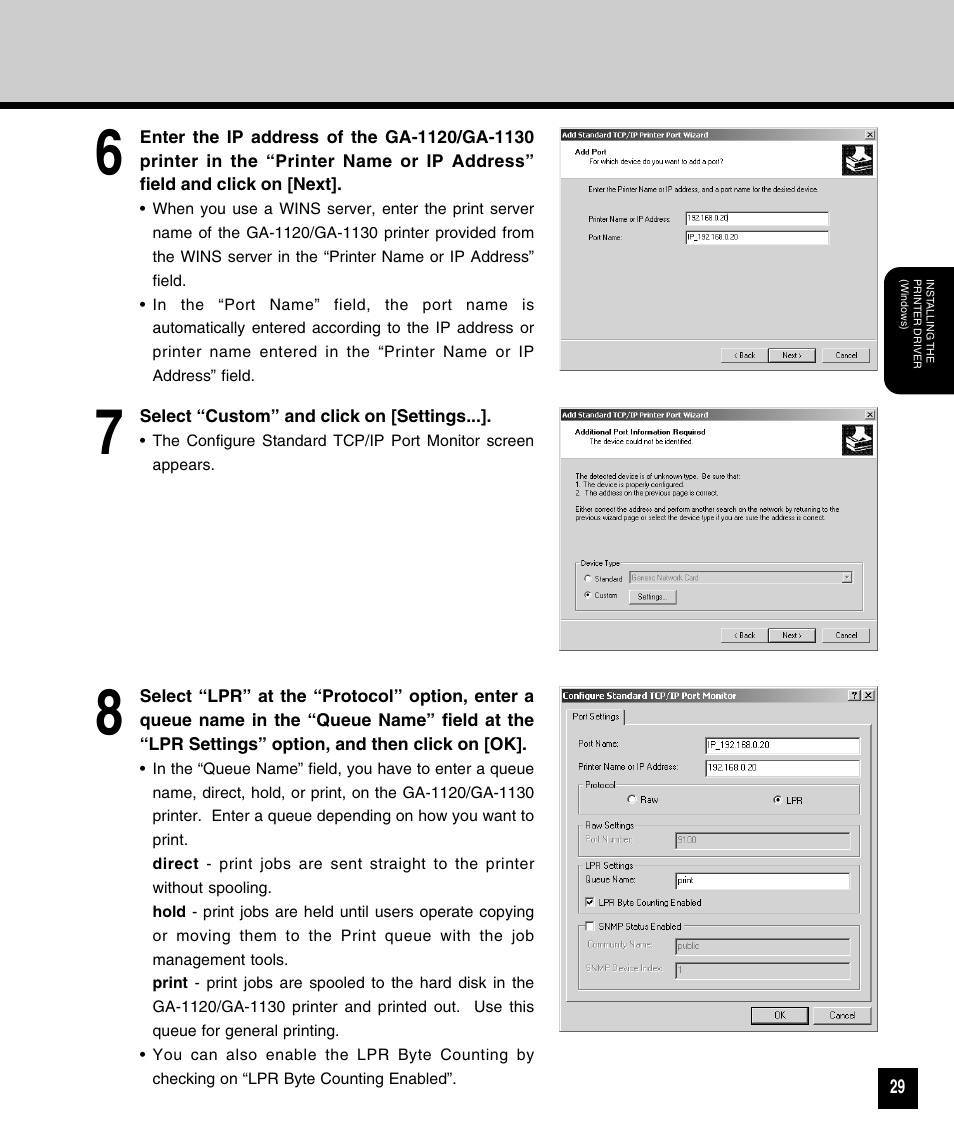 Toshiba GA-1120 User Manual | Page 31 / 65