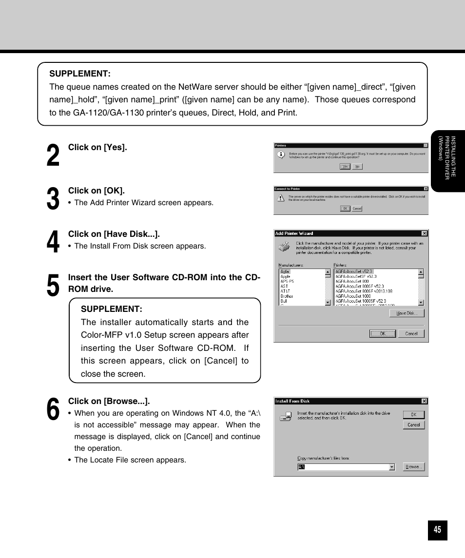 Toshiba GA-1120 User Manual | Page 47 / 65