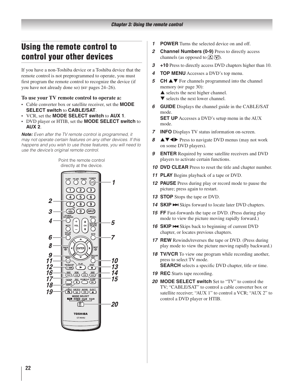 Toshiba 22AV500U User Manual | Page 22 / 60