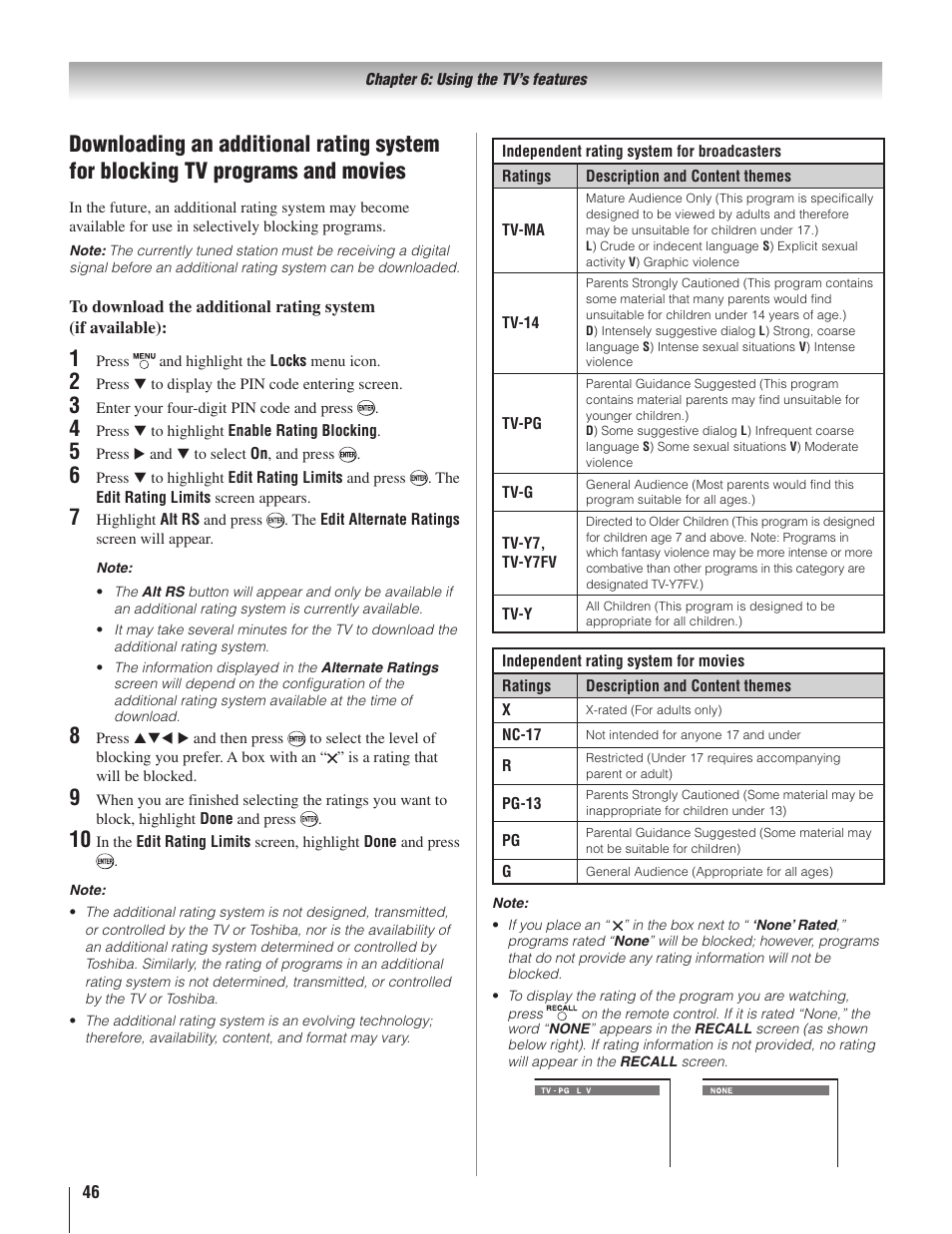 Toshiba 22AV500U User Manual | Page 46 / 60