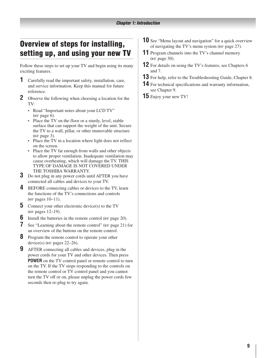 Toshiba 22AV500U User Manual | Page 9 / 60