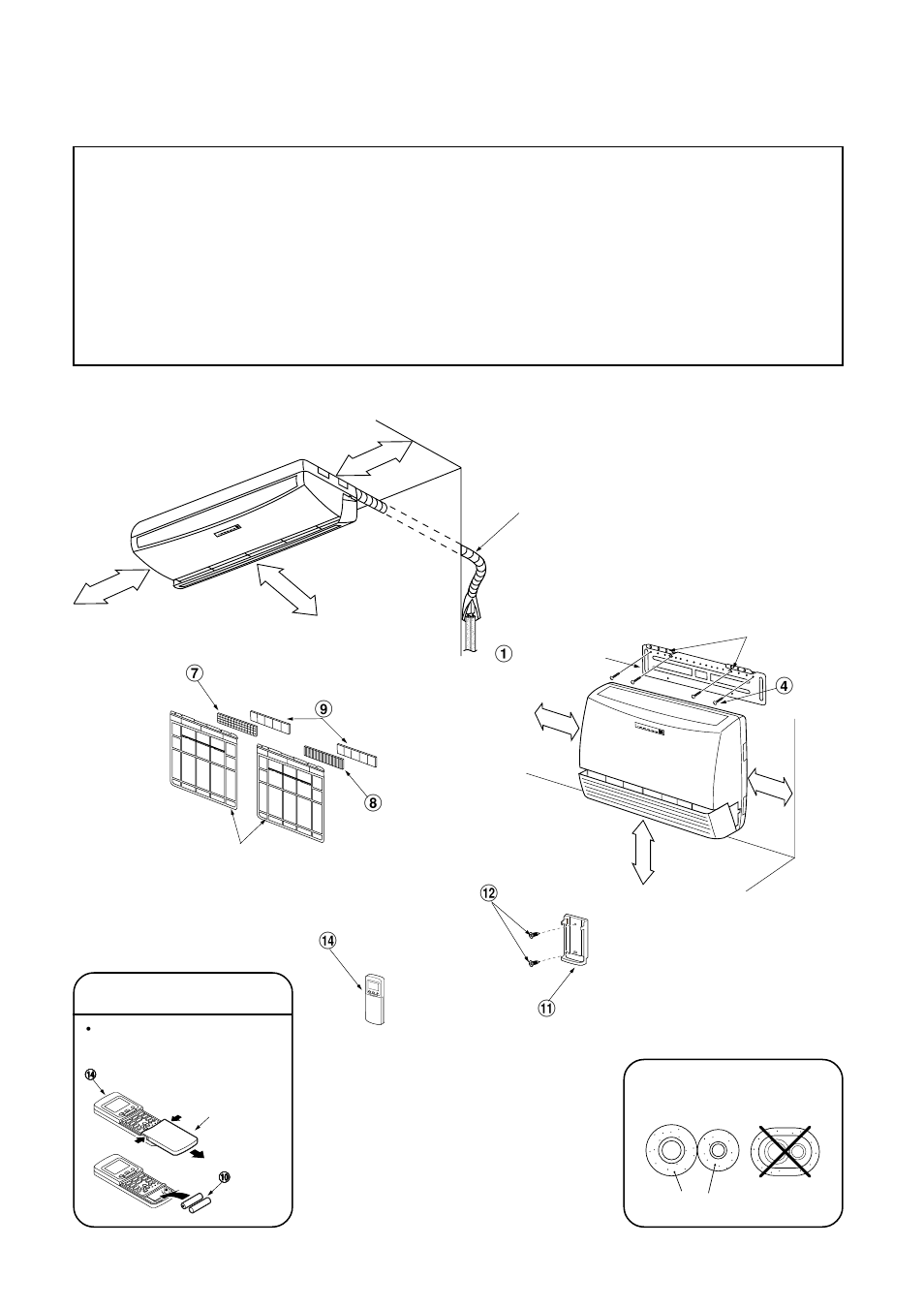 Installation procedure, Troubleshooting, Under ceiling installation) | Console installation) | Toshiba RAV-SM800XT-E User Manual | Page 29 / 88