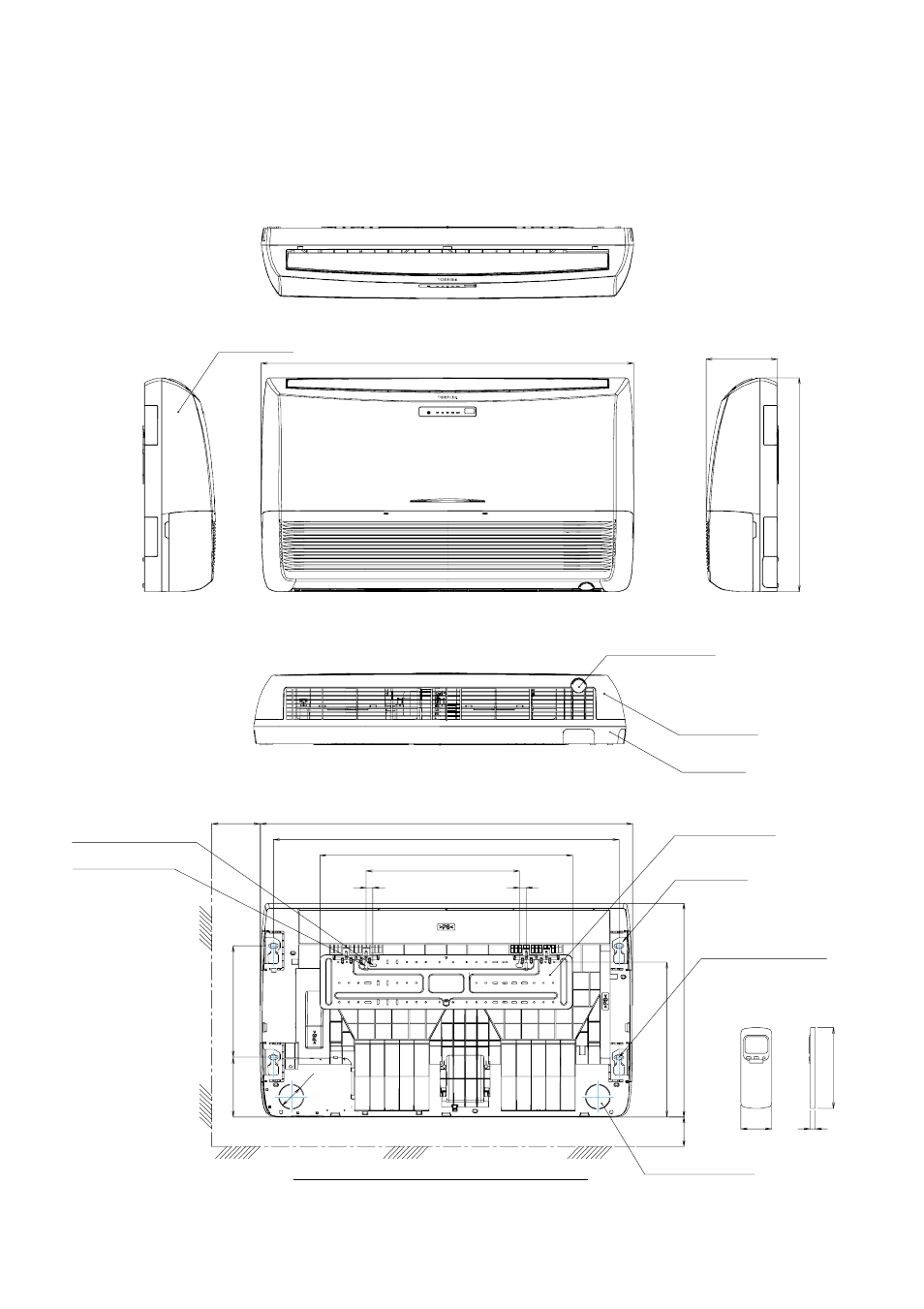 Construction views, 1. indoor unit | Toshiba RAV-SM800XT-E User Manual | Page 6 / 88