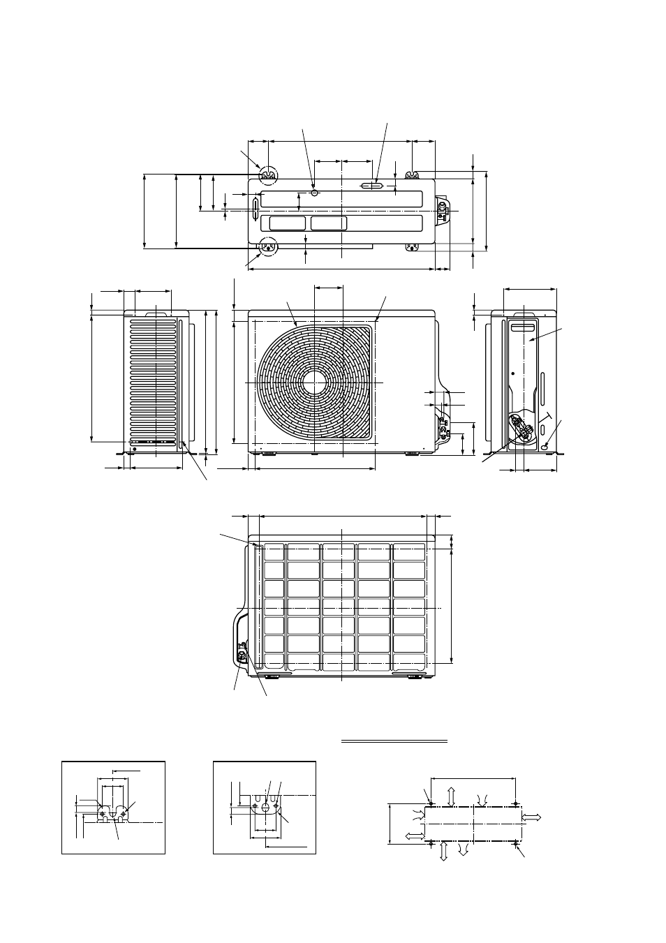 2. outdoor unit (rav-sm560at-e) | Toshiba RAV-SM800XT-E User Manual | Page 7 / 88