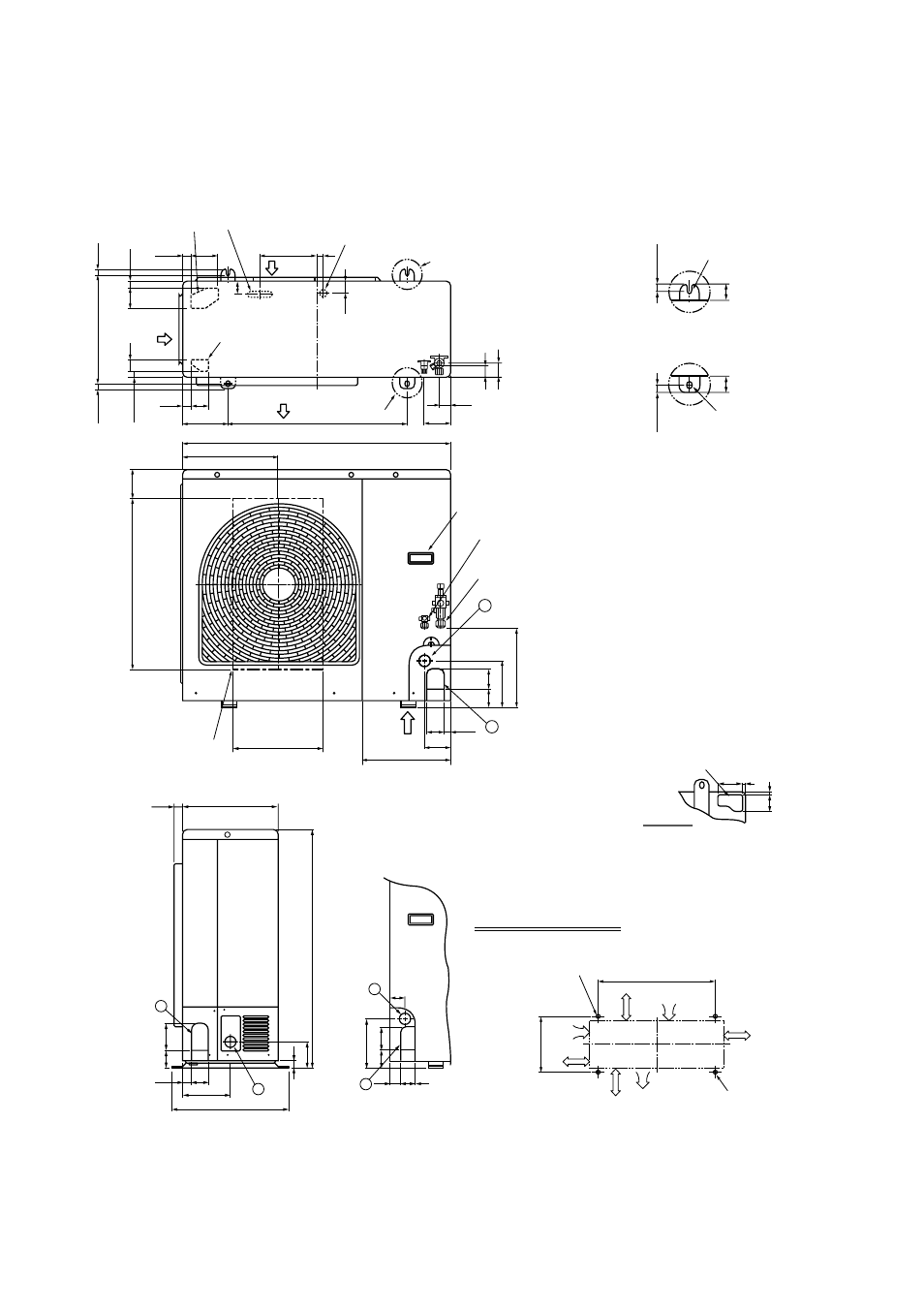 3. outdoor unit (rav-sm800at-e) | Toshiba RAV-SM800XT-E User Manual | Page 8 / 88