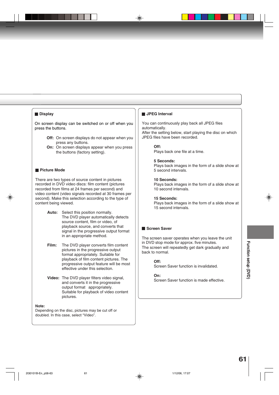 Toshiba DVD Video Player SD-V394SU User Manual | Page 61 / 72