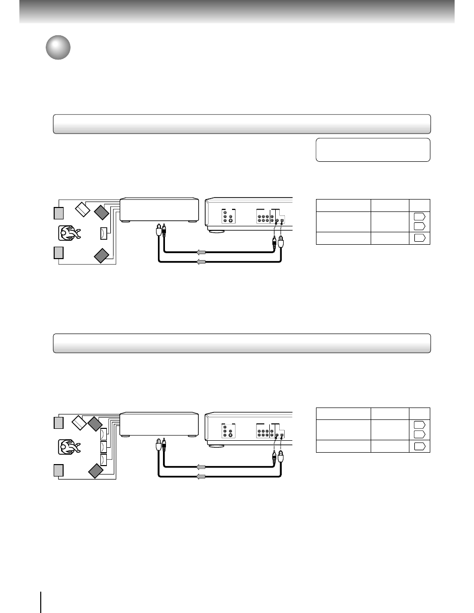 Connecting to optional equipment (continued) | Toshiba SD-9200 User Manual | Page 21 / 70