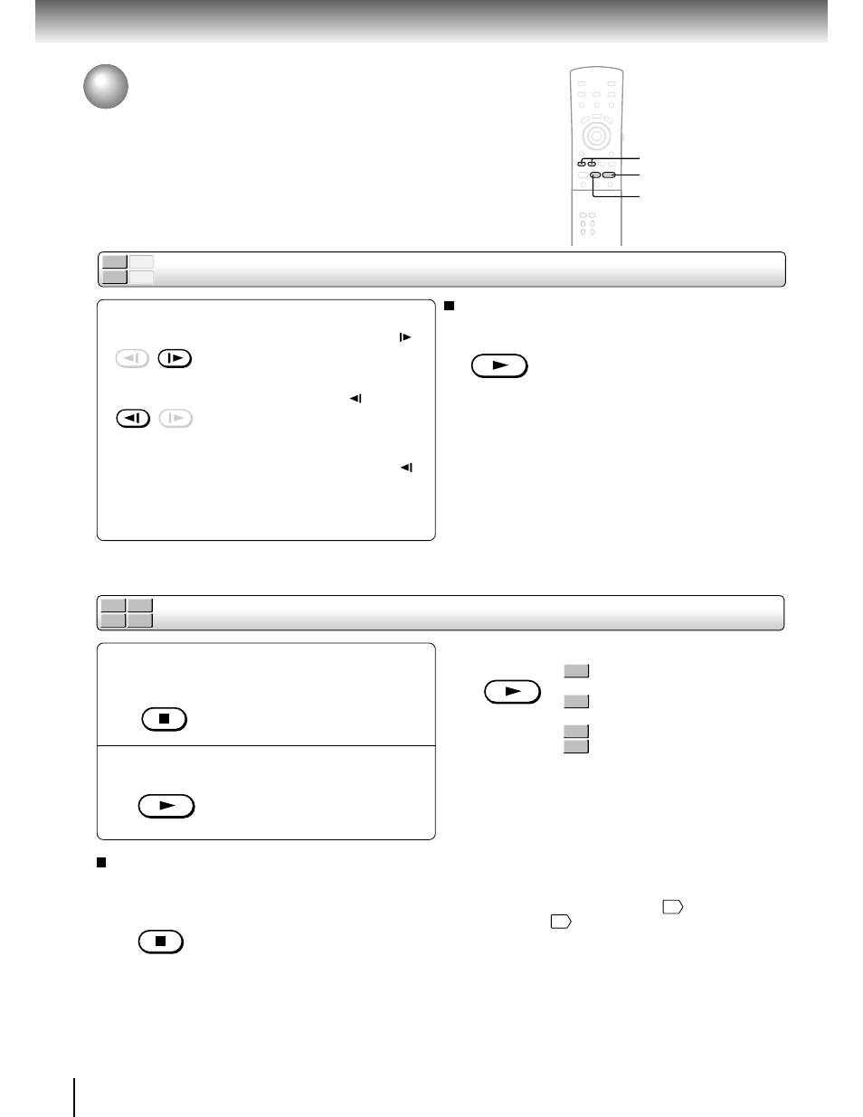 Variable speed playback (continued), Playing in slow-motion, Resuming playback from the same location | Toshiba SD-9200 User Manual | Page 28 / 70