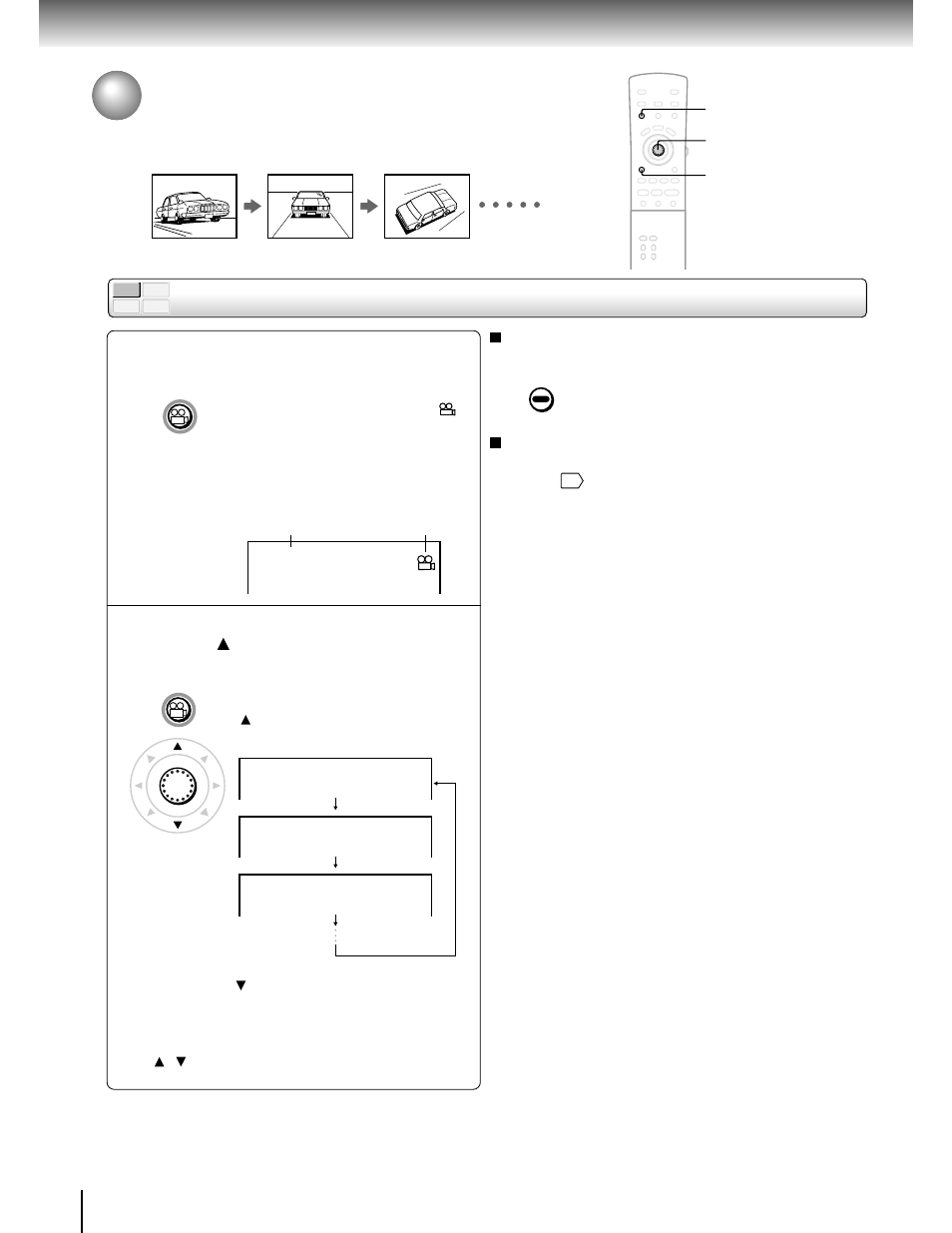 Selecting the camera angle, Changing the camera angle | Toshiba SD-9200 User Manual | Page 38 / 70