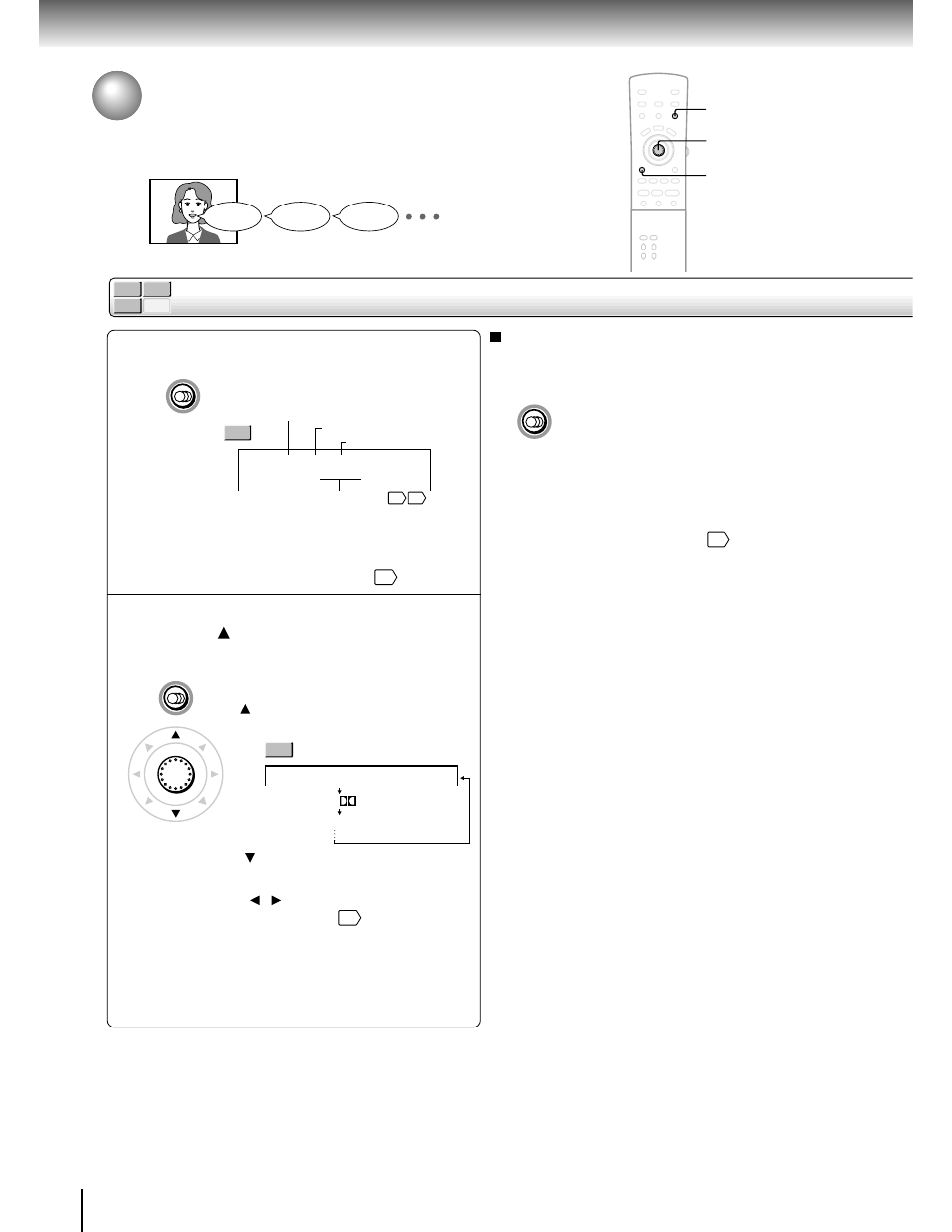 Selecting a language, Selecting a playback audio setting | Toshiba SD-9200 User Manual | Page 40 / 70