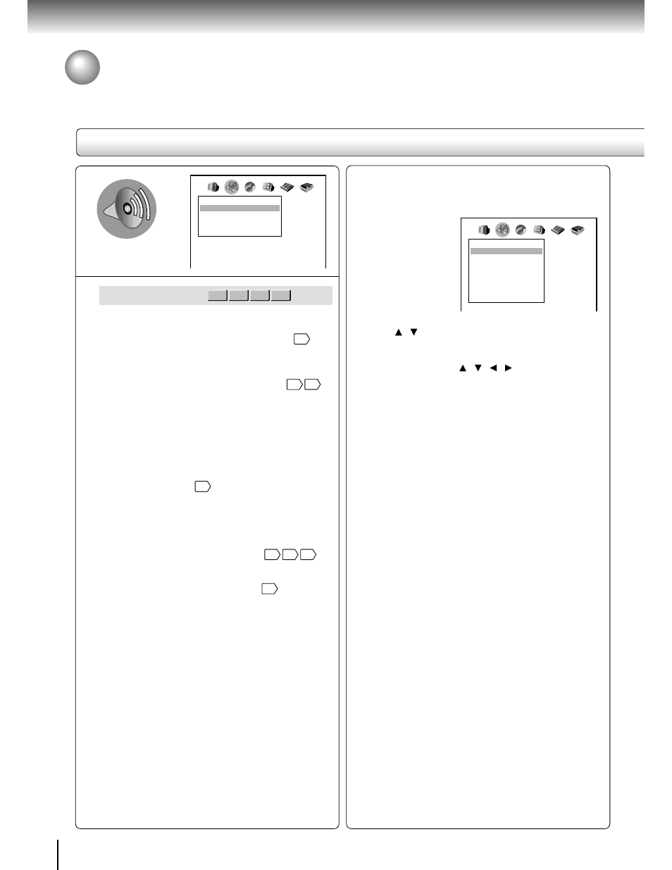 Customizing the function settings (continued), Setting details, Audio out select | Toshiba SD-9200 User Manual | Page 55 / 70