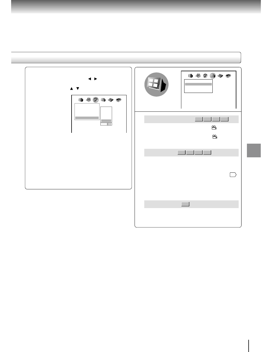 On-screen displays, Background, Screen saver | Toshiba SD-9200 User Manual | Page 58 / 70